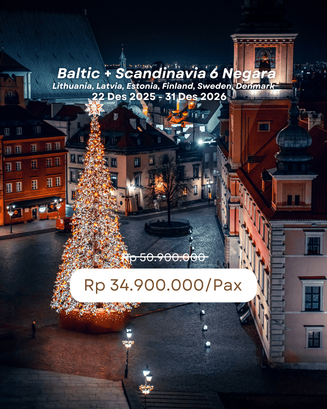 Libur Akhir Tahun Baltic + Scandinavia